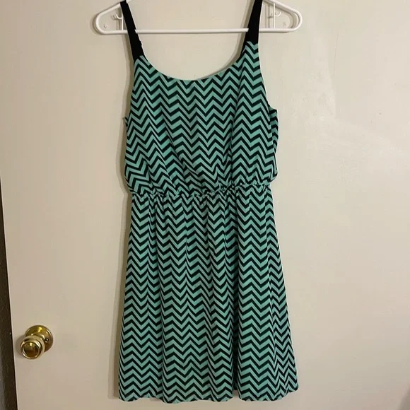 Womans Charlotte Russe Medium Mint Green with Black Stripes | Color: Black/Green | Size: M | Pm-81654615'S Closet